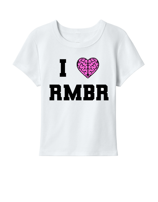 "I <3 RMBR" Baby Tee